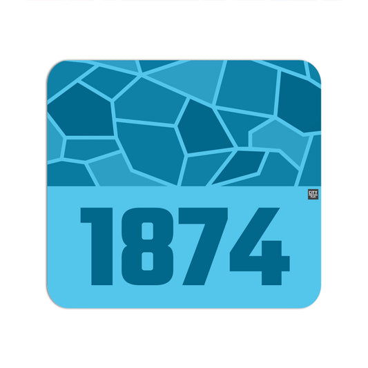 1874 Year Mouse pad (Sky Blue)