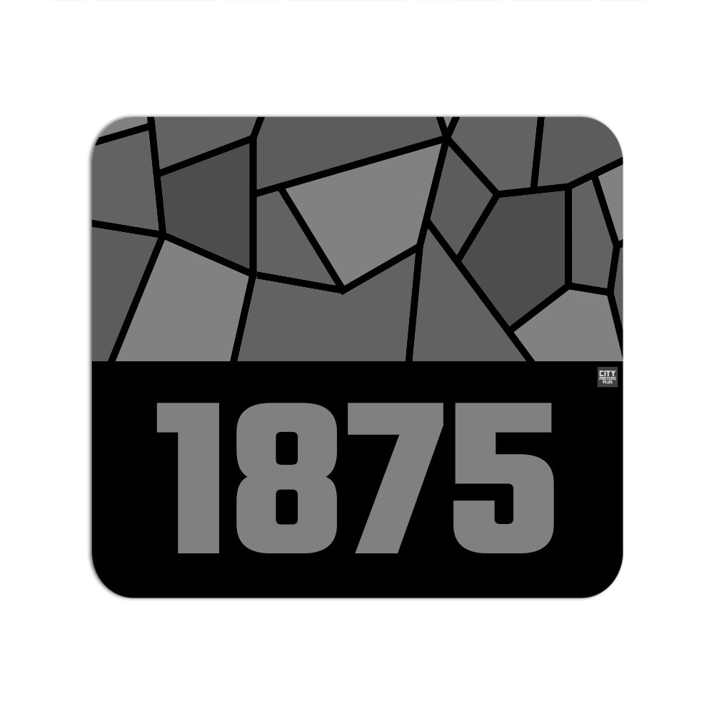 1875 Year Mouse pad (Black)