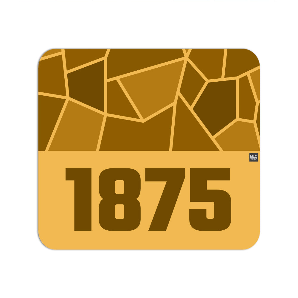 1875 Year Mouse pad (Golden Yellow)