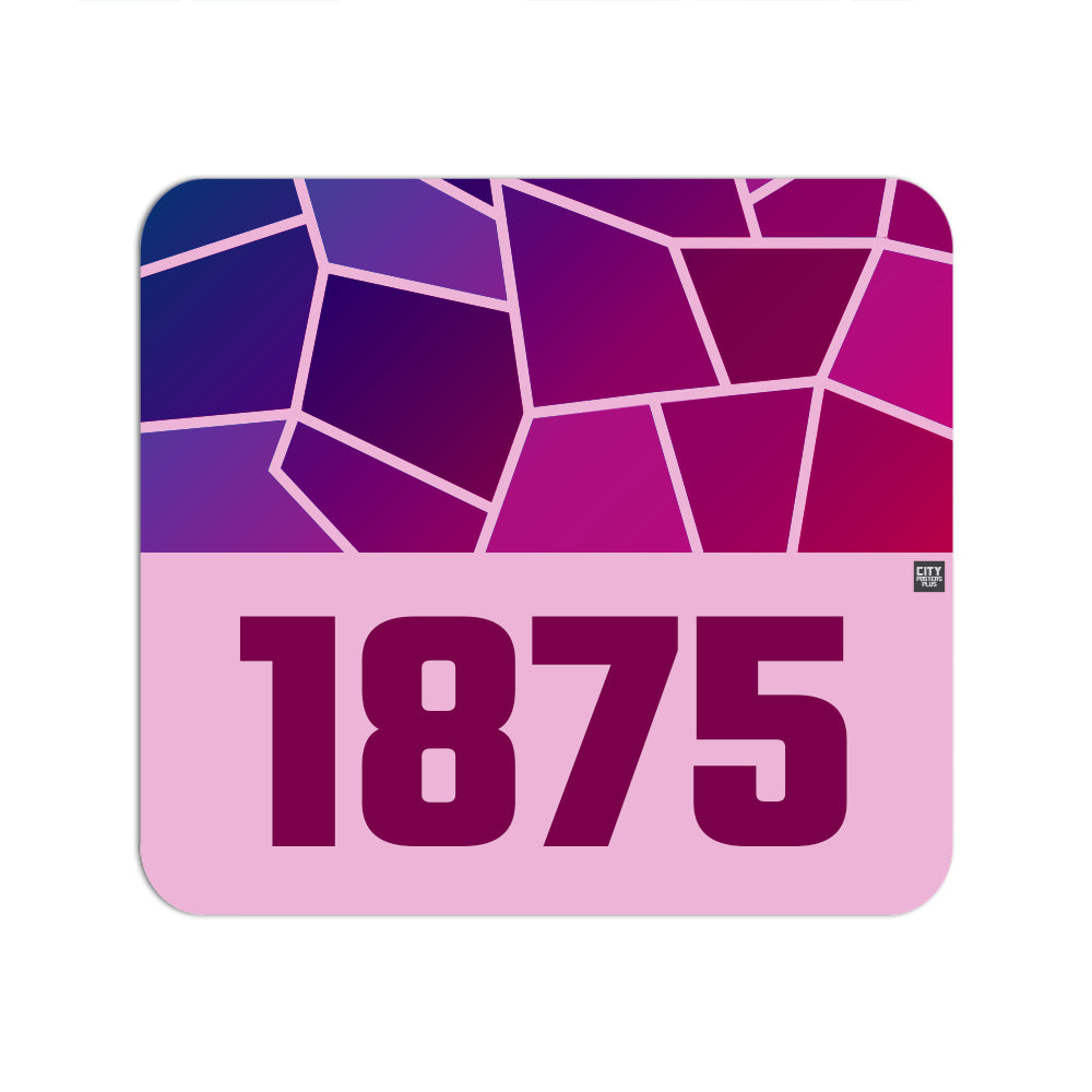 1875 Year Mouse pad (Light Pink)