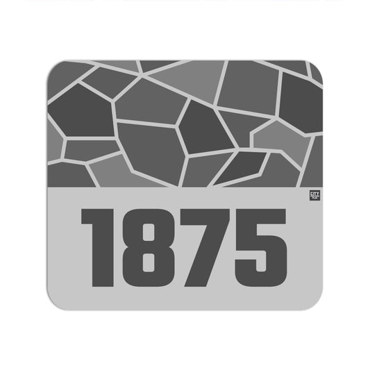 1875 Year Mouse pad (Melange Grey)