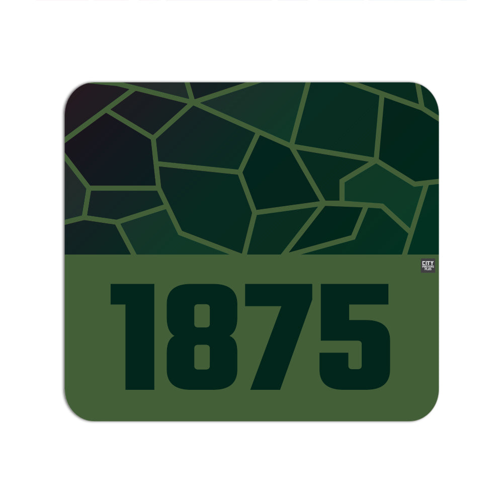 1875 Year Mouse pad (Olive Green)