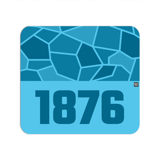 1876 Year Mouse pad (Sky Blue)