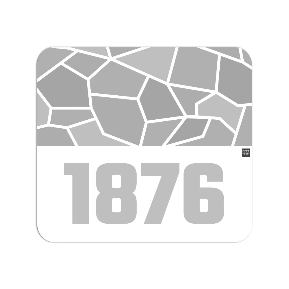 1876 Year Mouse pad (White)