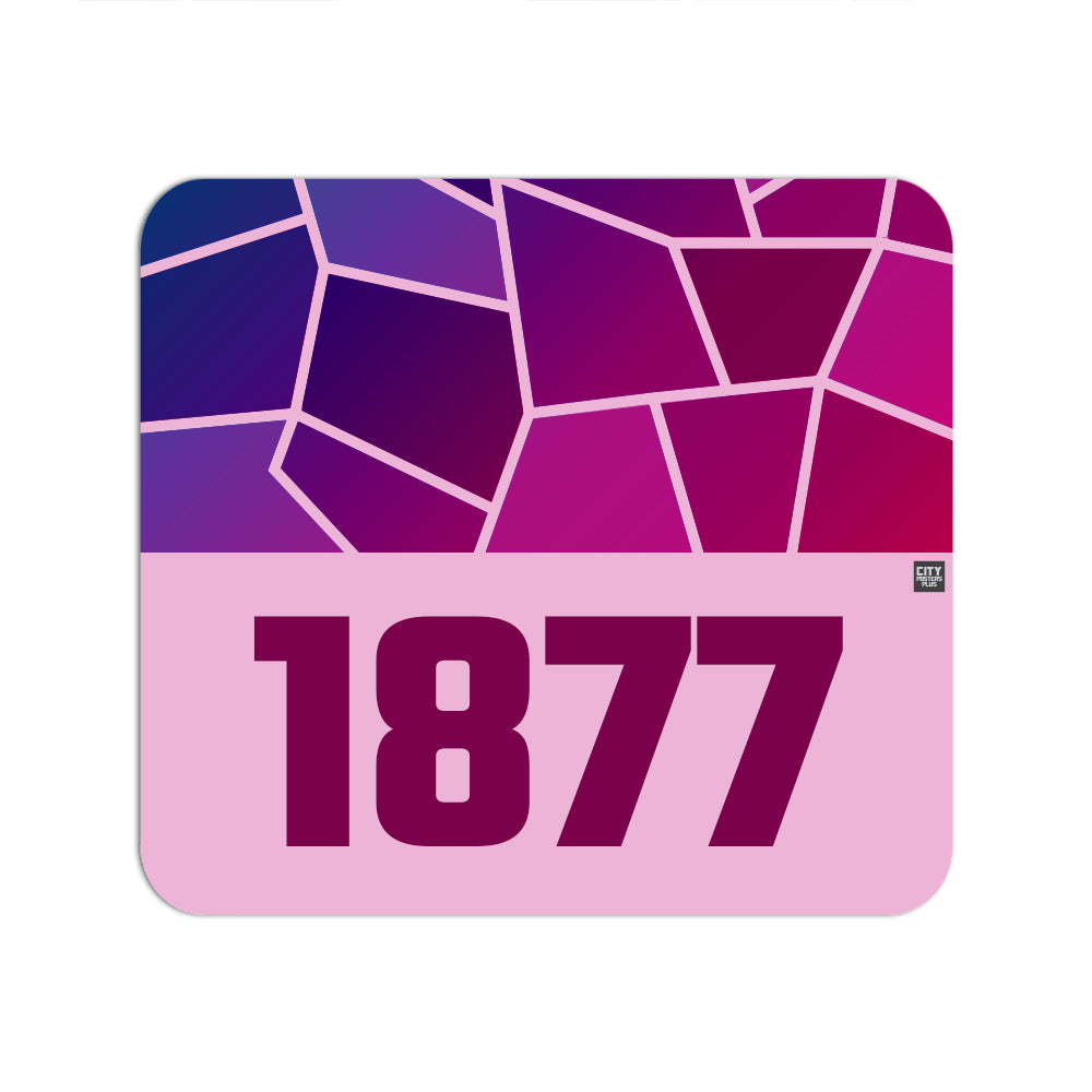 1877 Year Mouse pad (Light Pink)