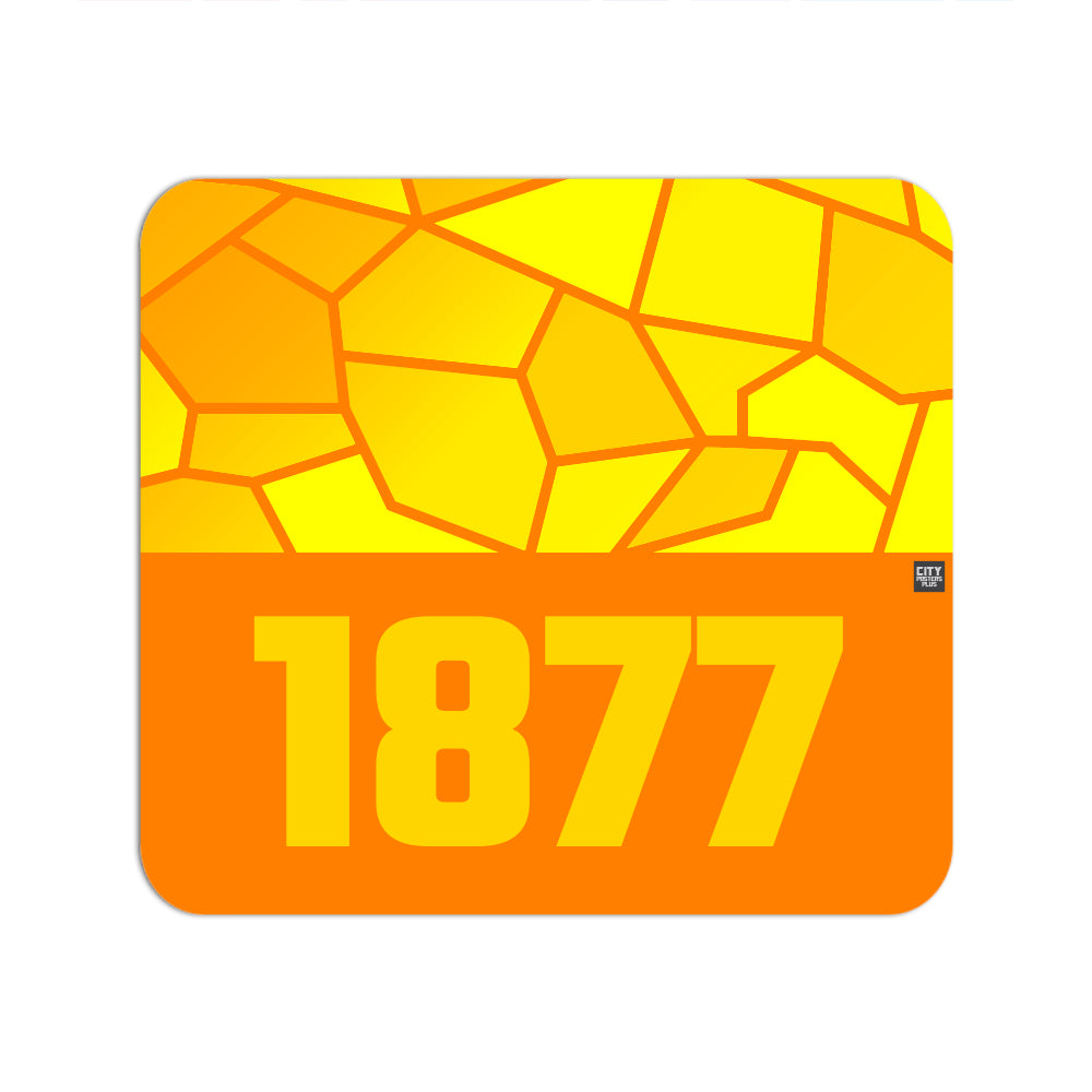 1877 Year Mouse pad (Orange)