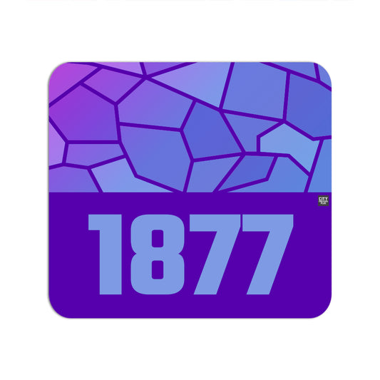 1877 Year Mouse pad (Purple)