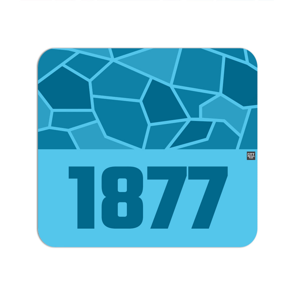 1877 Year Mouse pad (Sky Blue)