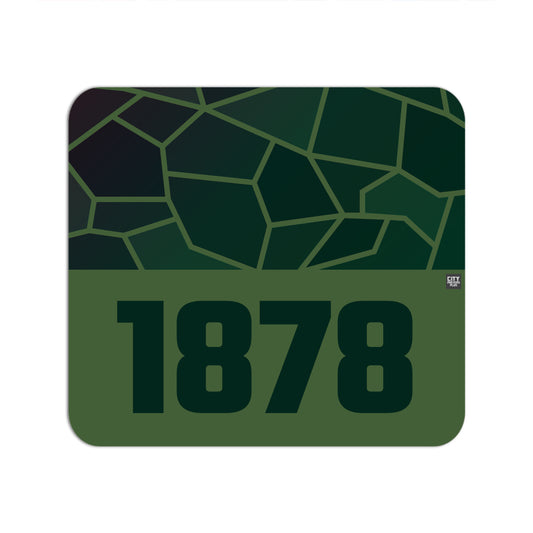 1878 Year Mouse pad (Olive Green)