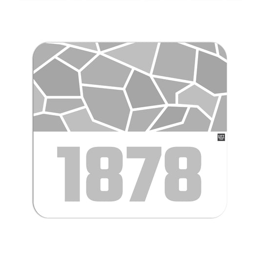 1878 Year Mouse pad (White)