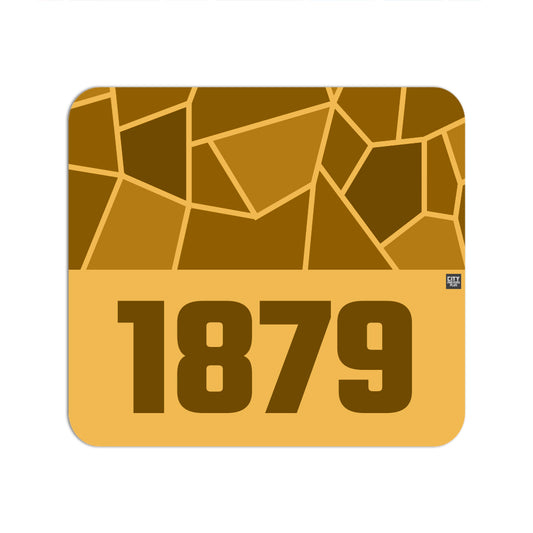 1879 Year Mouse pad (Golden Yellow)