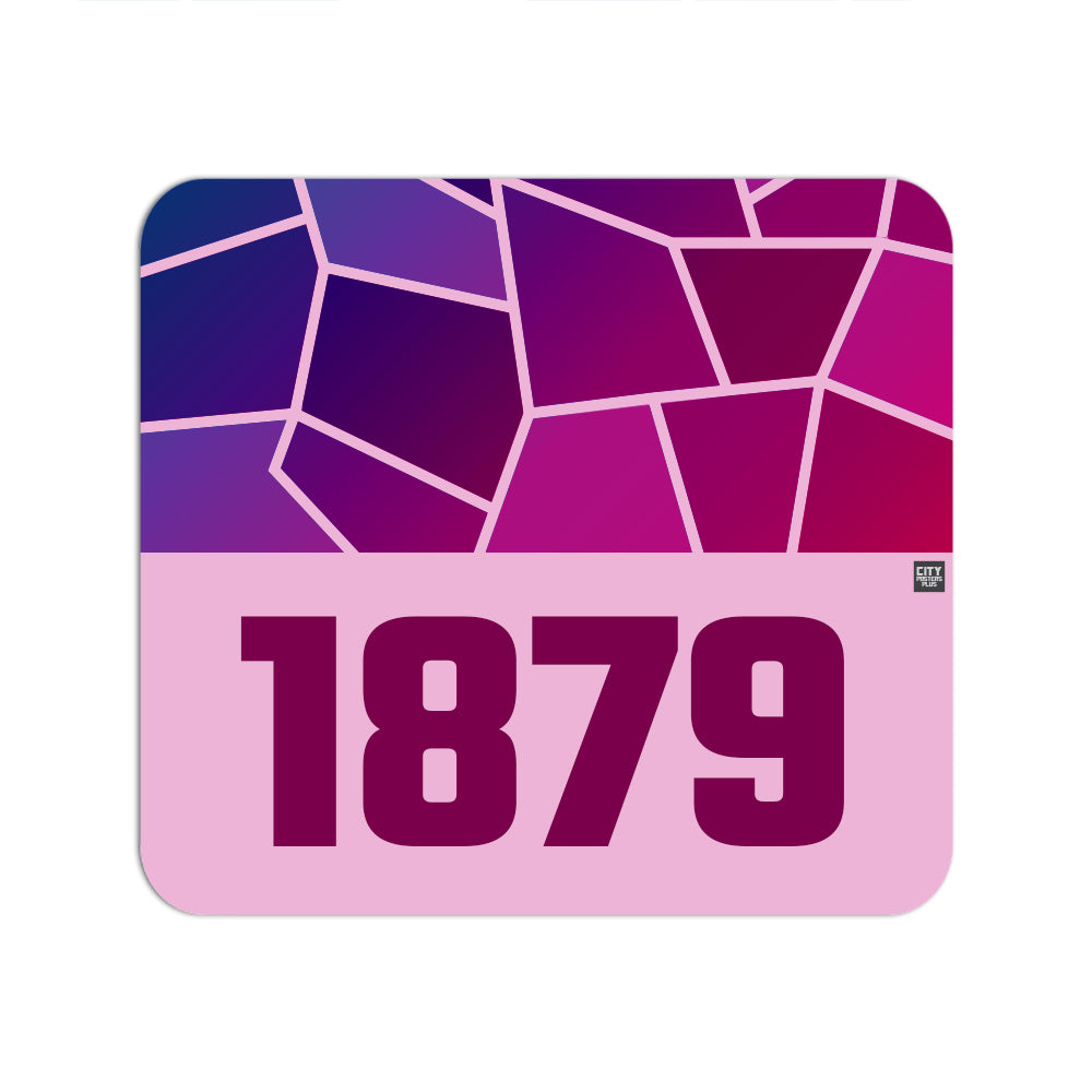 1879 Year Mouse pad (Light Pink)