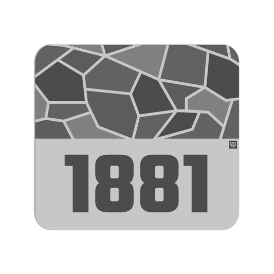 1881 Year Mouse pad (Melange Grey)