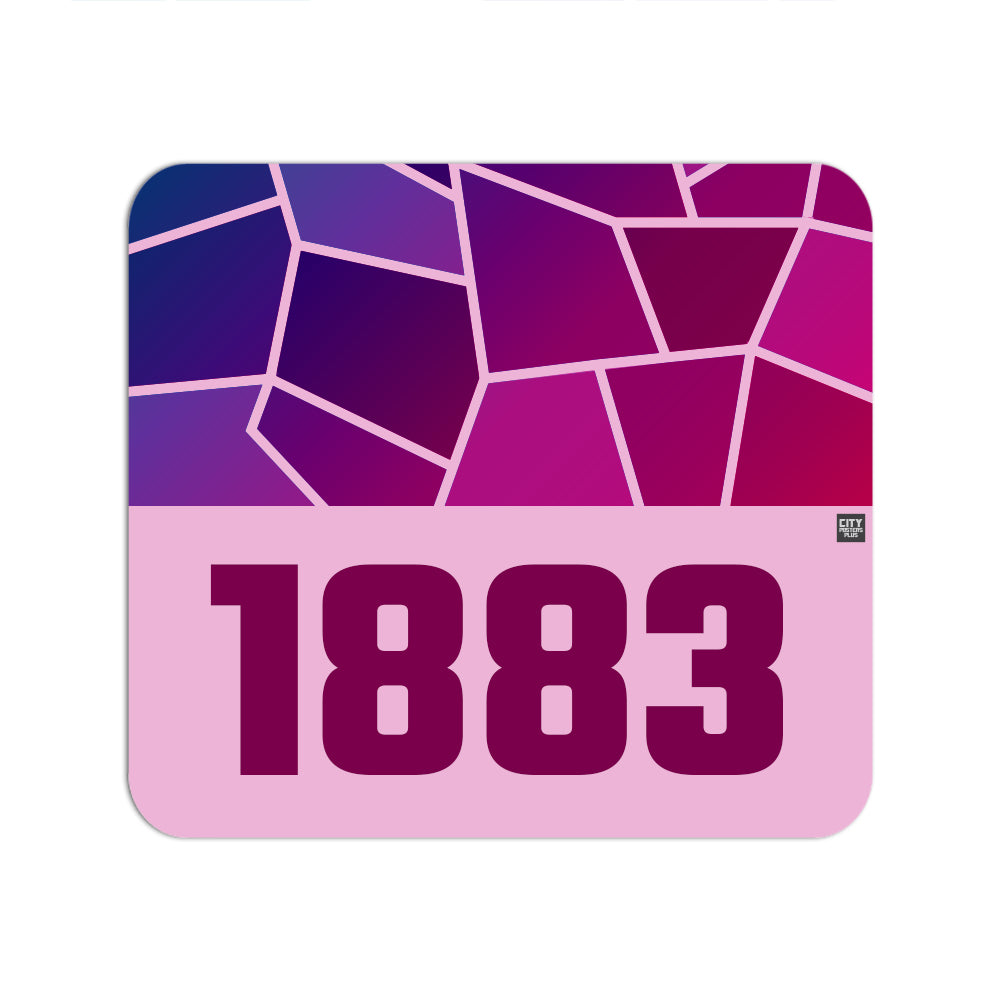 1883 Year Mouse pad (Light Pink)