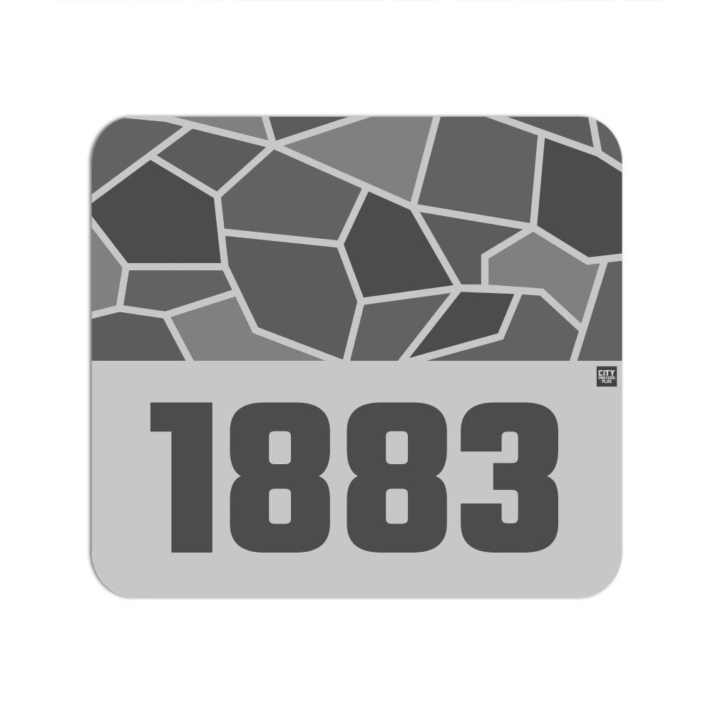 1883 Year Mouse pad (Melange Grey)