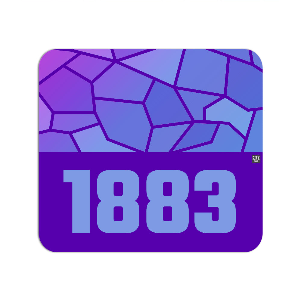 1883 Year Mouse pad (Purple)