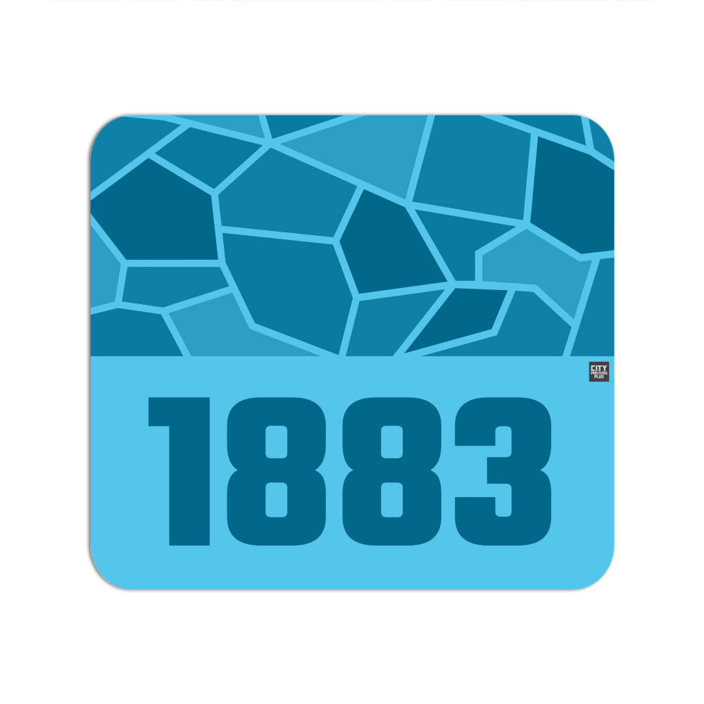 1883 Year Mouse pad (Sky Blue)