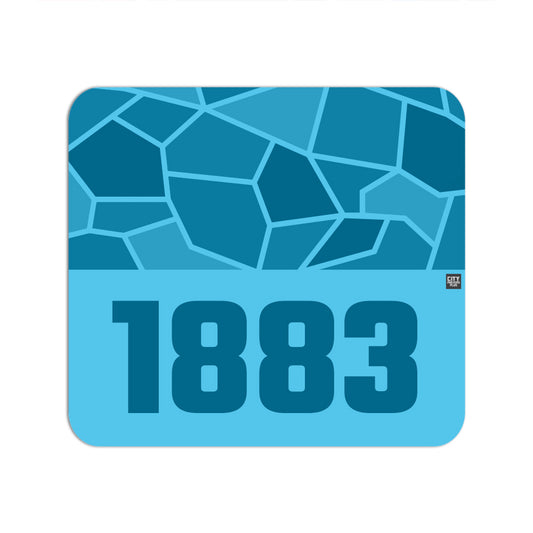 1883 Year Mouse pad (Sky Blue)