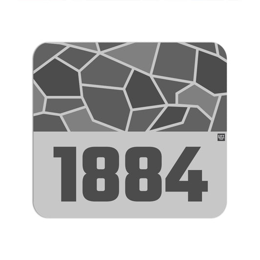 1884 Year Mouse pad (Melange Grey)