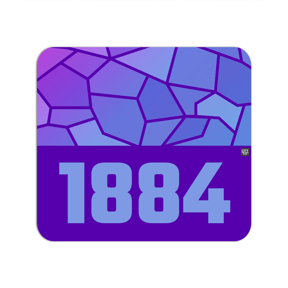 1884 Year Mouse pad (Purple)