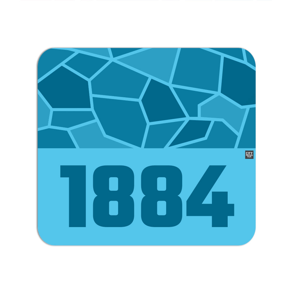 1884 Year Mouse pad (Sky Blue)