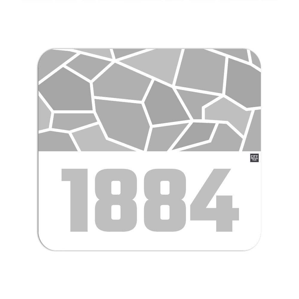 1884 Year Mouse pad (White)