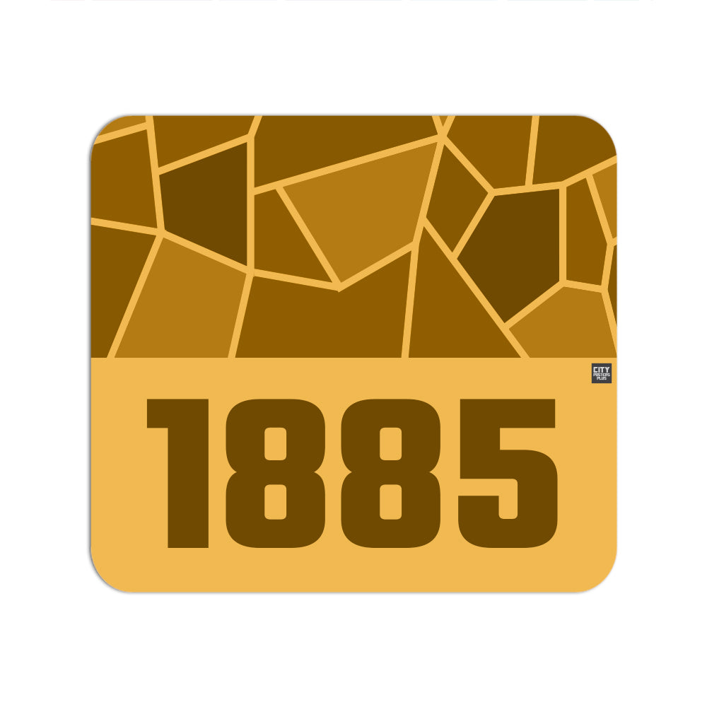 1885 Year Mouse pad (Golden Yellow)