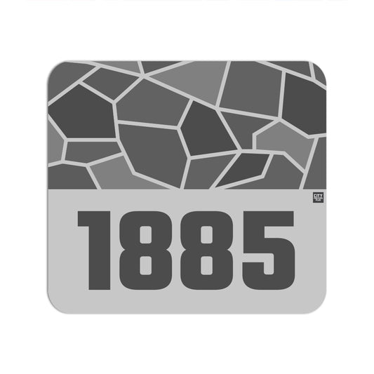 1885 Year Mouse pad (Melange Grey)