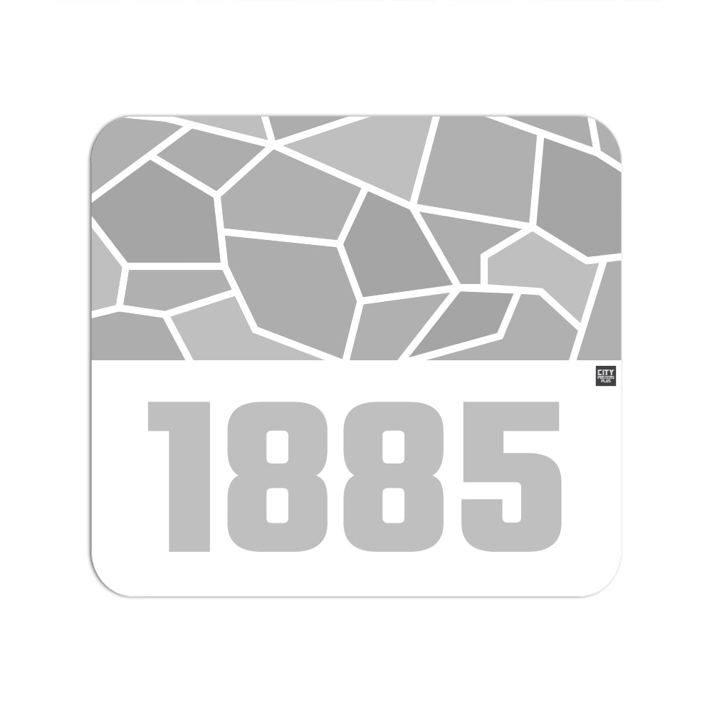 1885 Year Mouse pad (White)