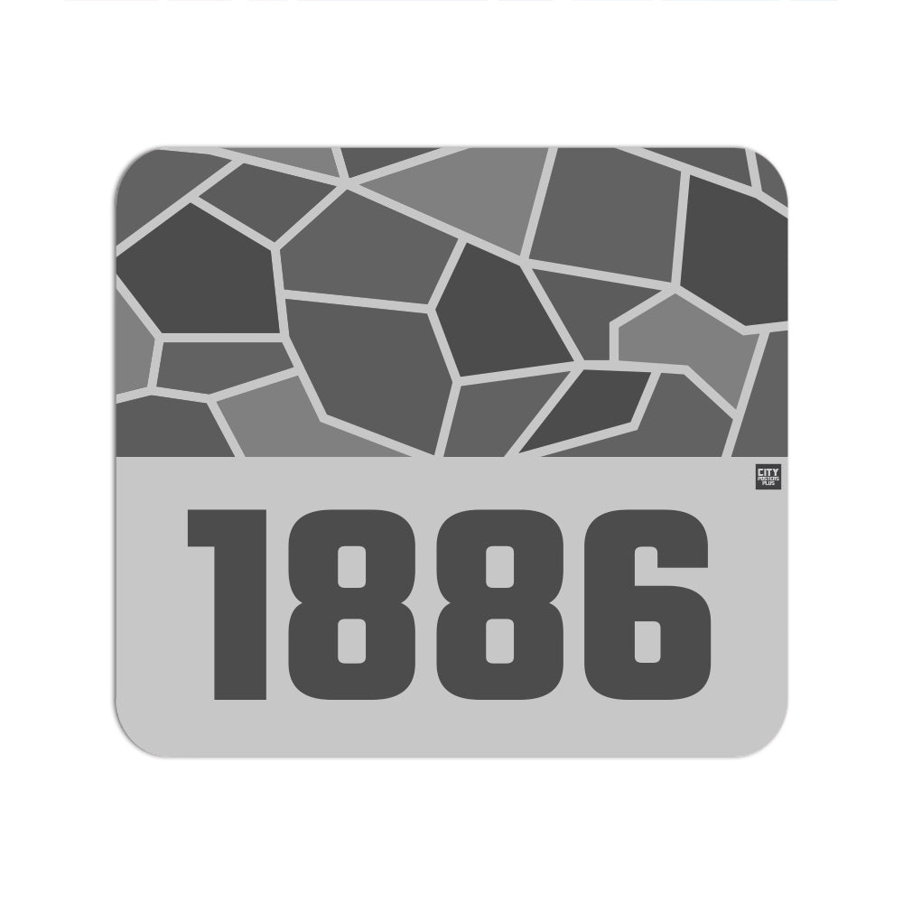 1886 Year Mouse pad (Melange Grey)