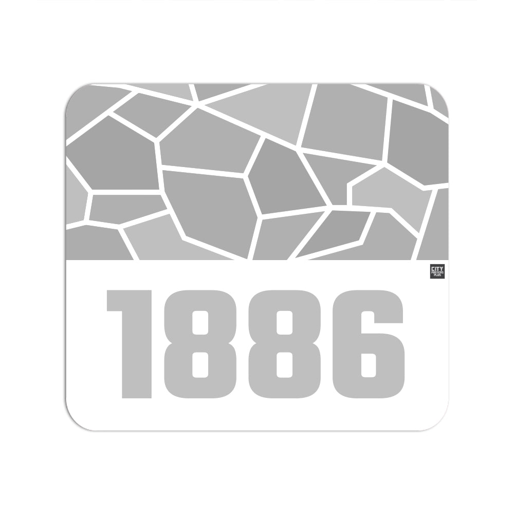 1886 Year Mouse pad (White)