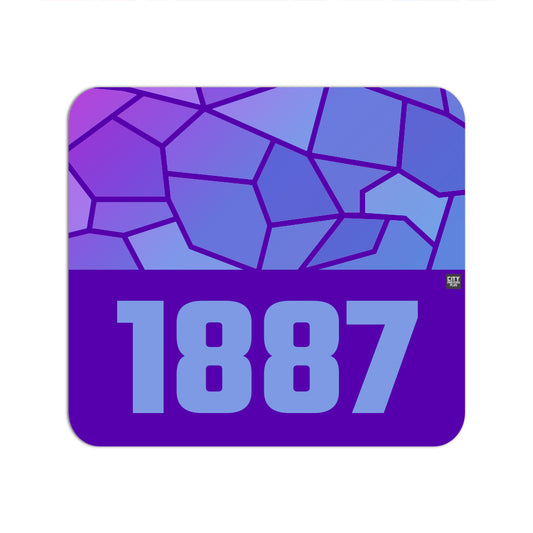 1887 Year Mouse pad (Purple)