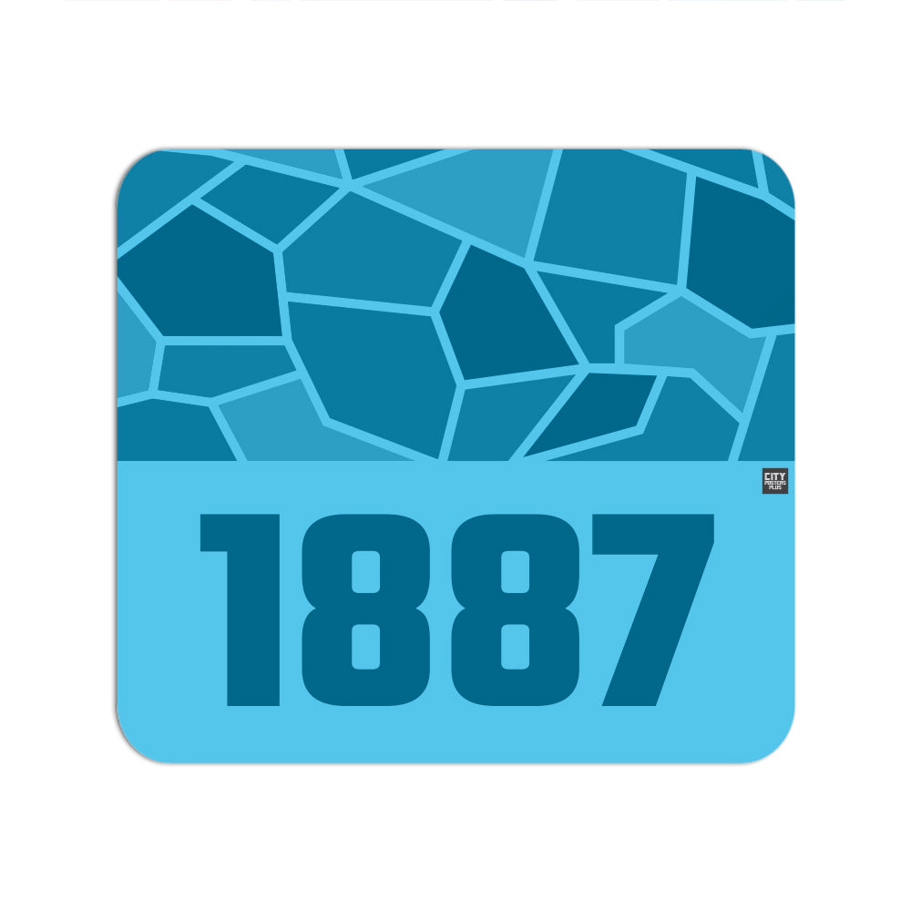 1887 Year Mouse pad (Sky Blue)