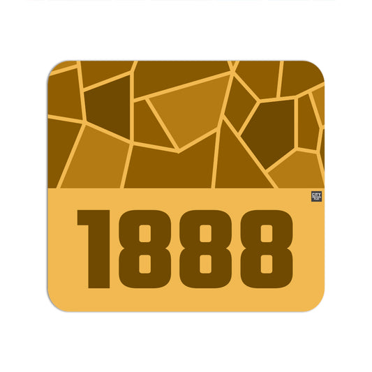 1888 Year Mouse pad (Golden Yellow)