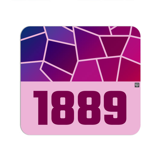 1889 Year Mouse pad (Light Pink)