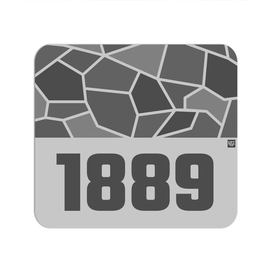 1889 Year Mouse pad (Melange Grey)