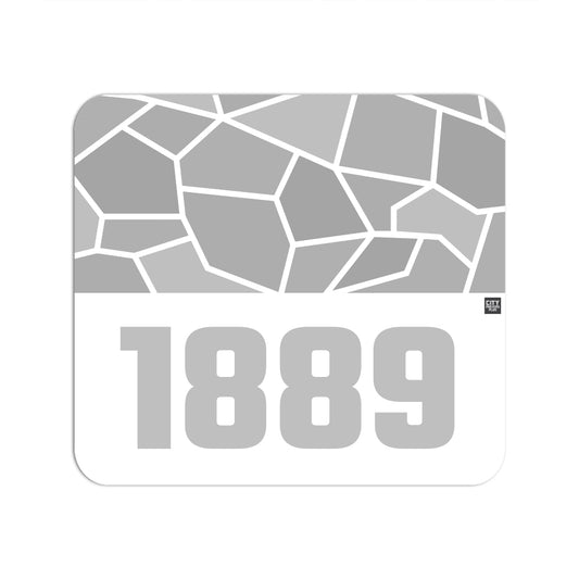 1889 Year Mouse pad (White)