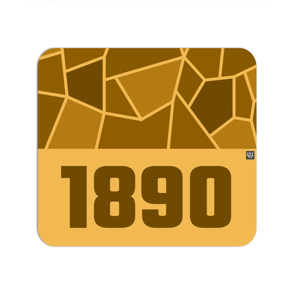 1890 Year Mouse pad (Golden Yellow)