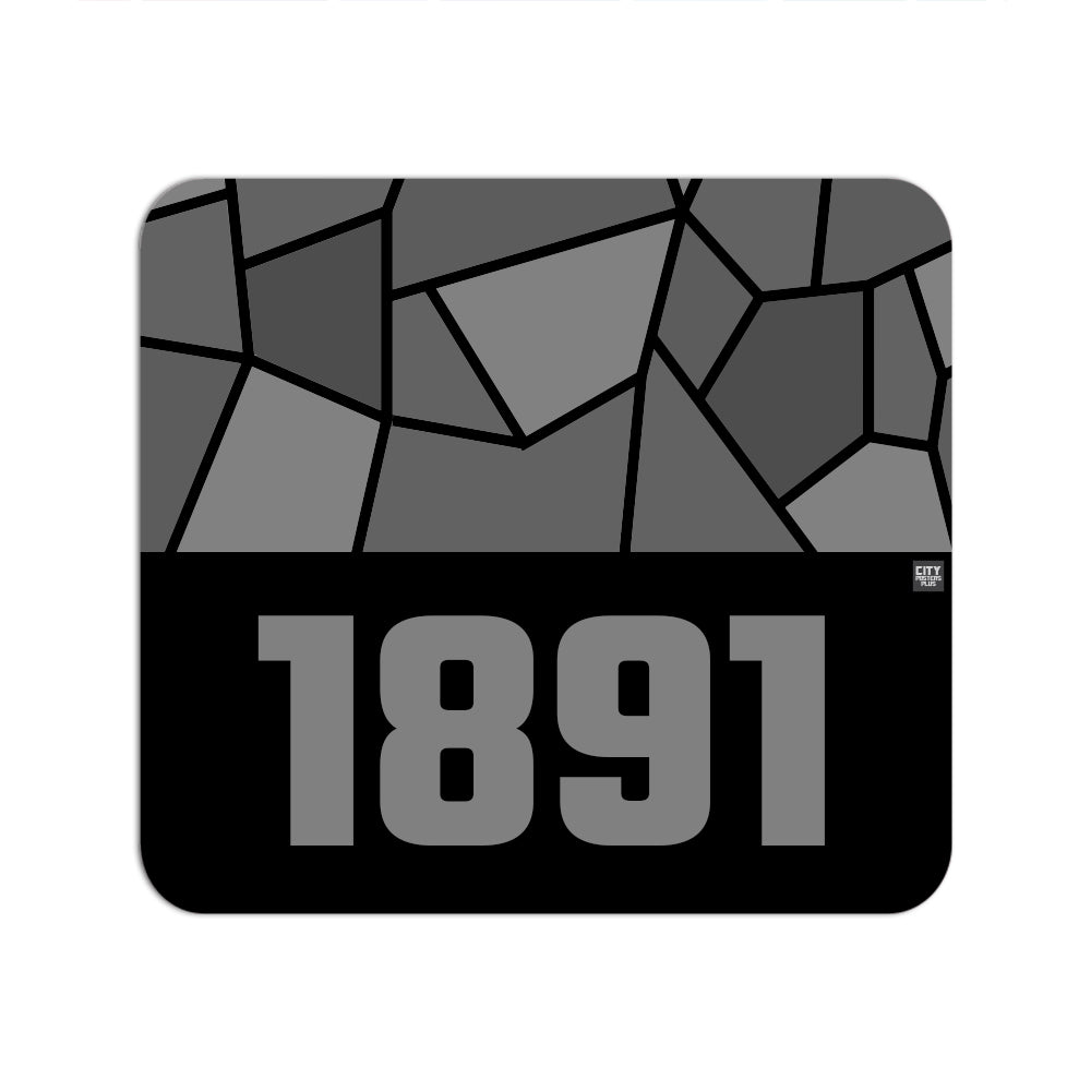 1891 Year Mouse pad (Black)