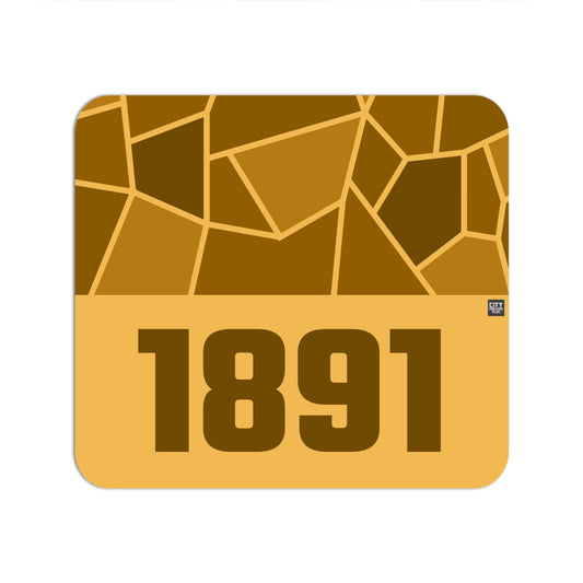 1891 Year Mouse pad (Golden Yellow)