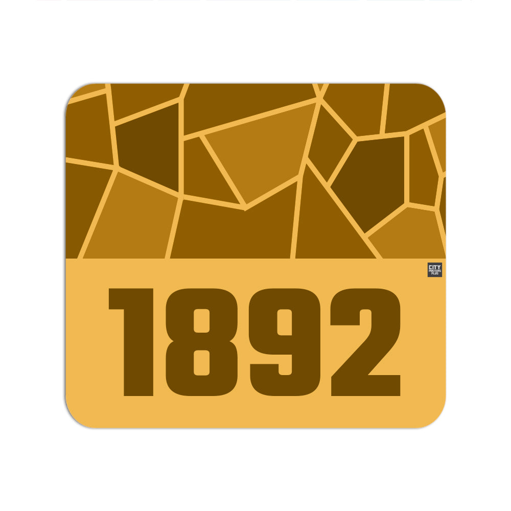 1892 Year Mouse pad (Golden Yellow)