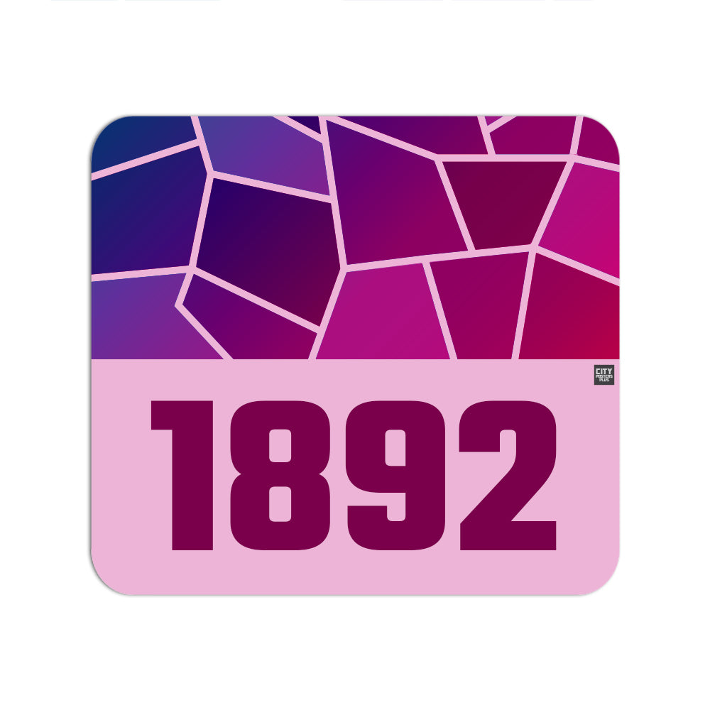 1892 Year Mouse pad (Light Pink)