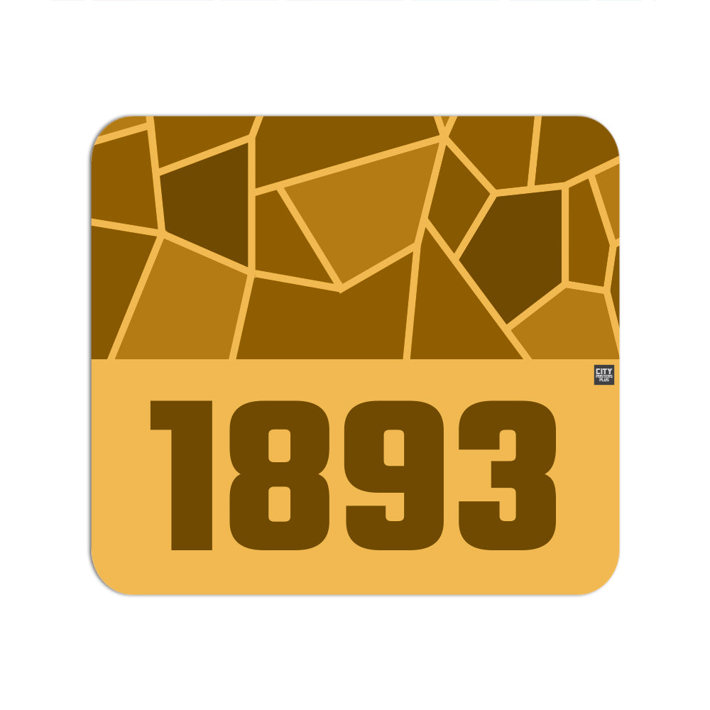 1893 Year Mouse pad (Golden Yellow)