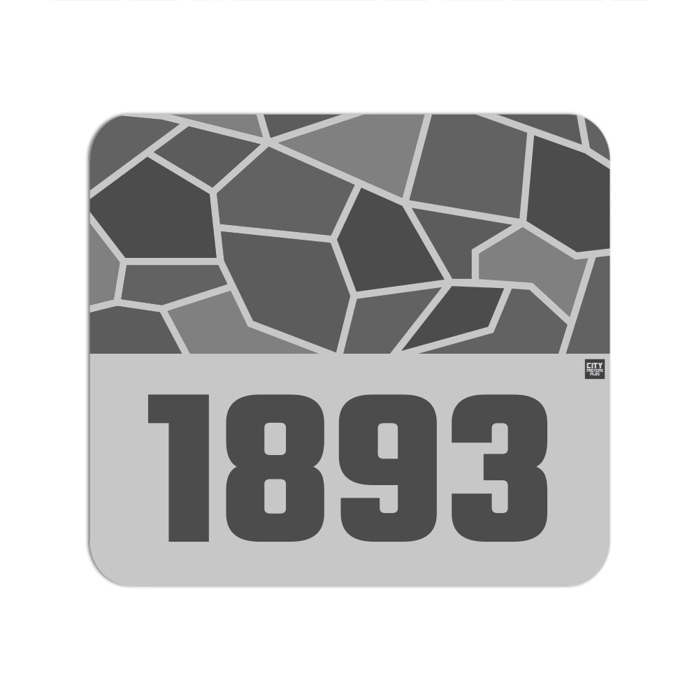 1893 Year Mouse pad (Melange Grey)