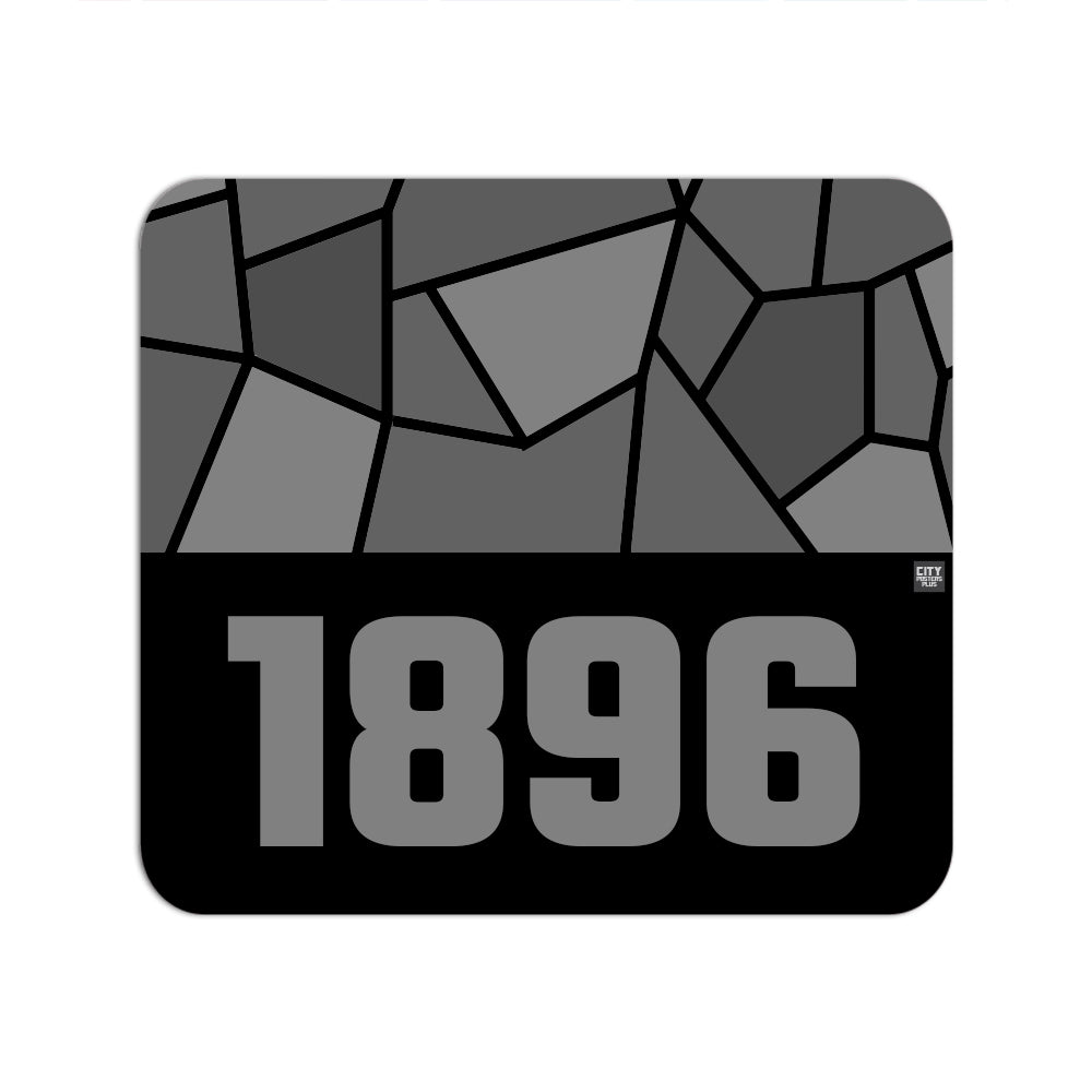 1896 Year Mouse pad (Black)