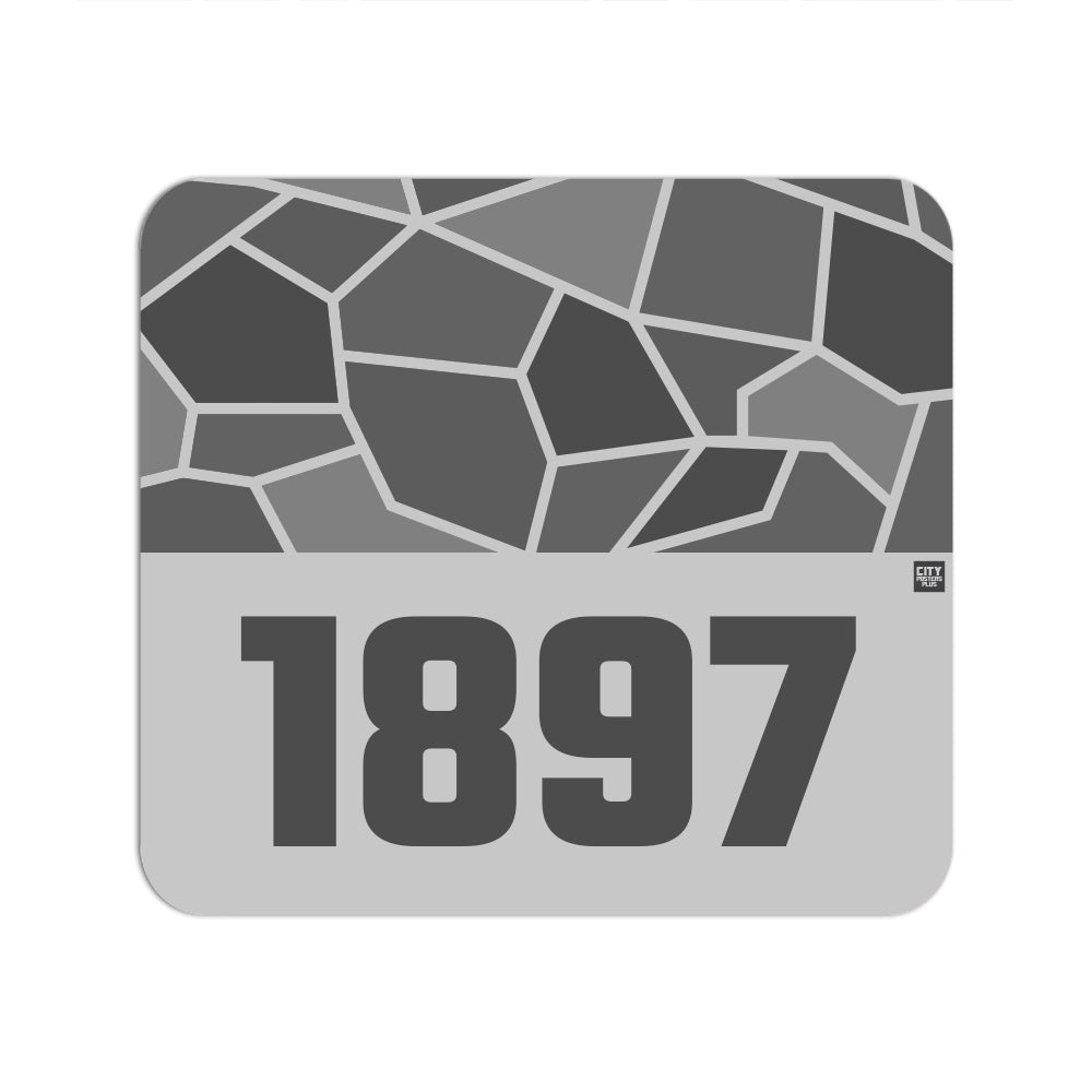 1897 Year Mouse pad (Melange Grey)