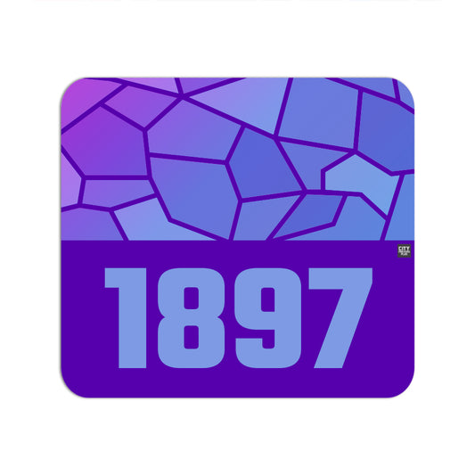 1897 Year Mouse pad (Purple)