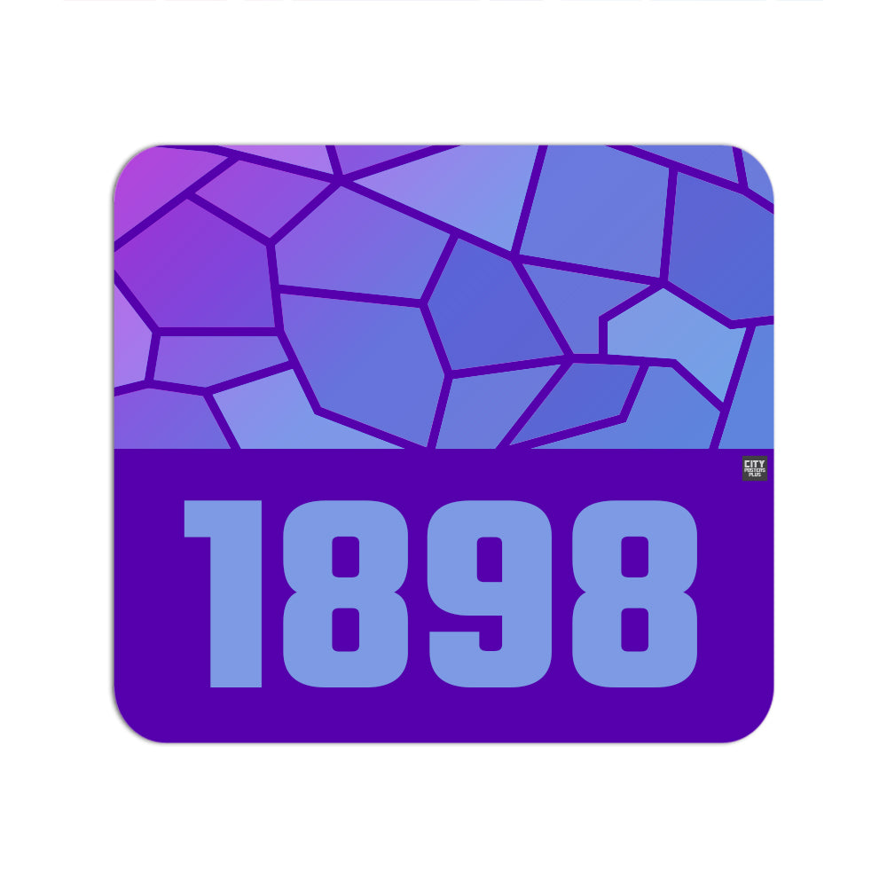 1898 Year Mouse pad (Purple)