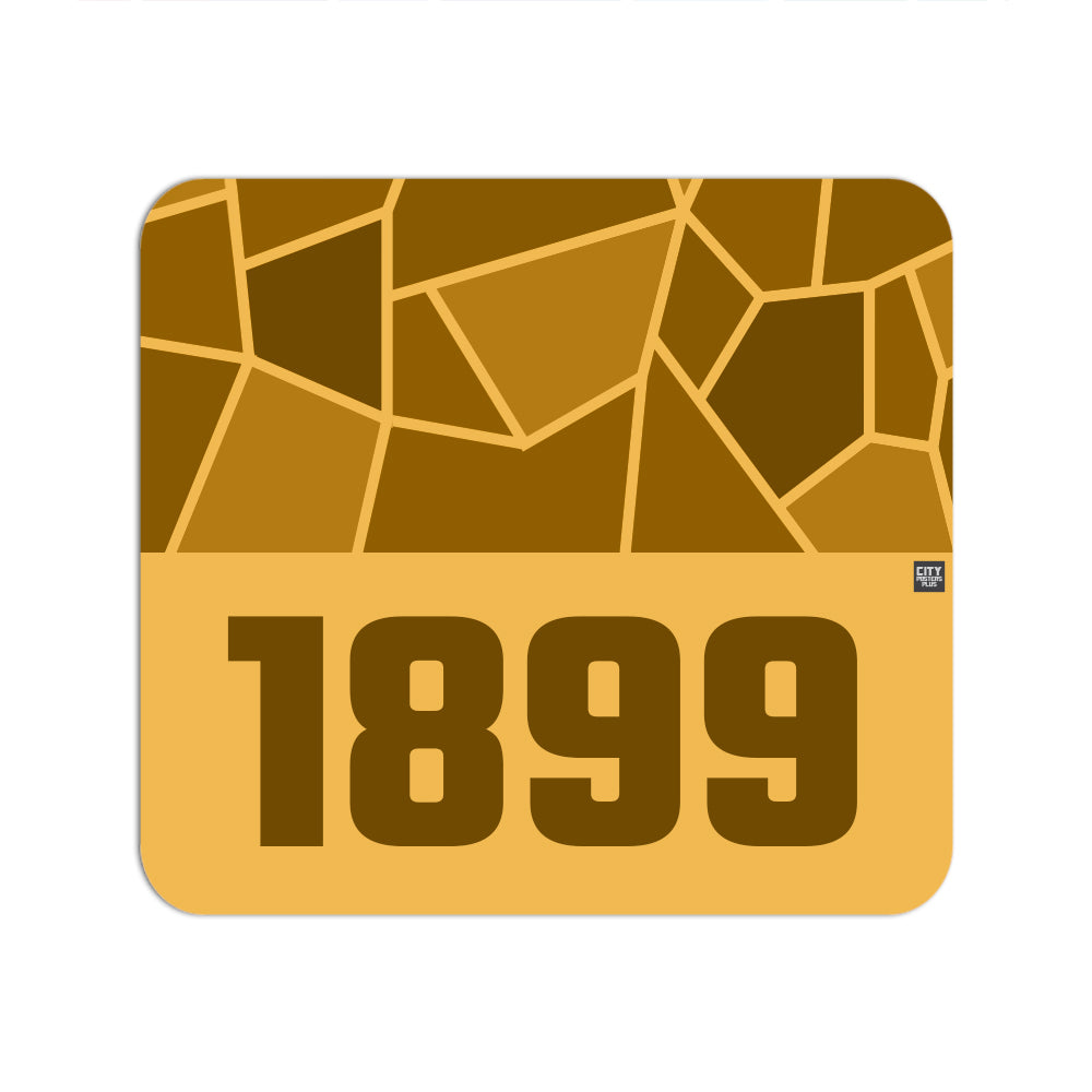 1899 Year Mouse pad (Golden Yellow)