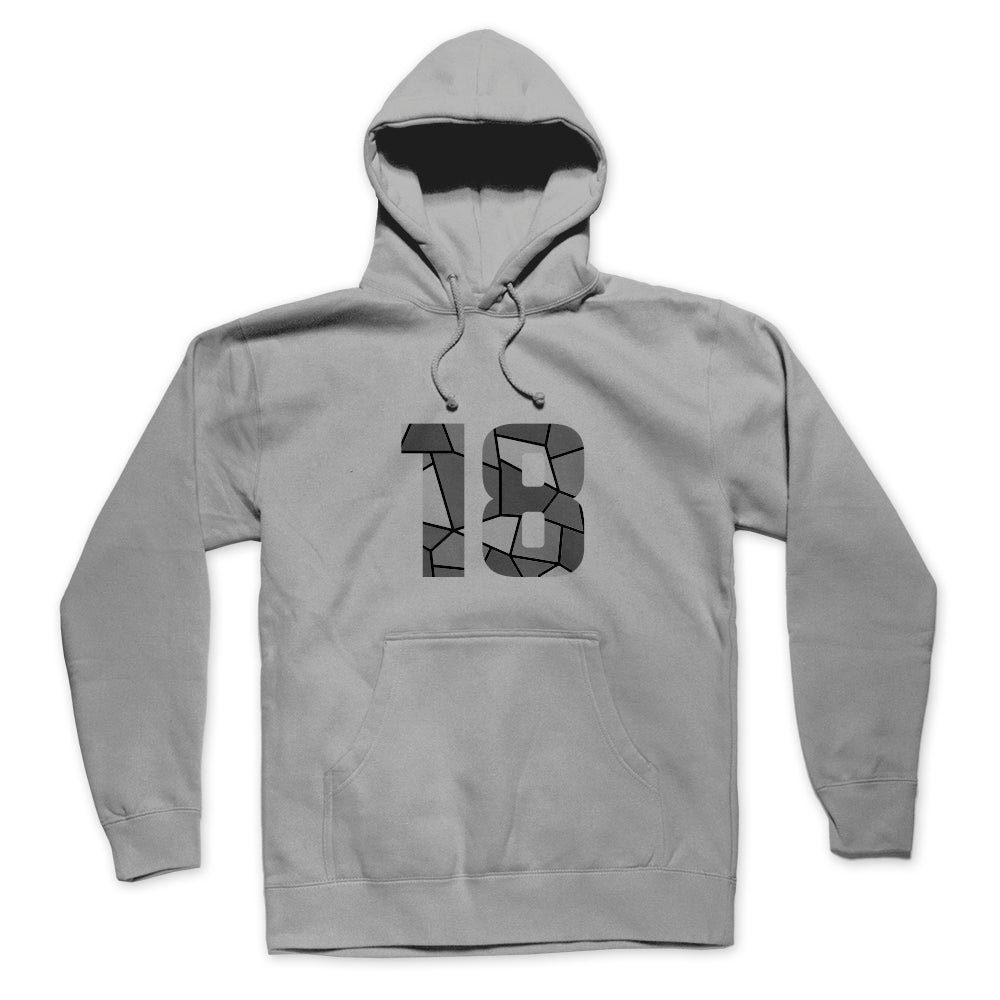 18 Number Unisex Hoodie Sweatshirt
